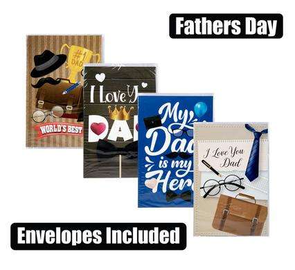 Card & Env Mini Fathers Day        7X7Cm