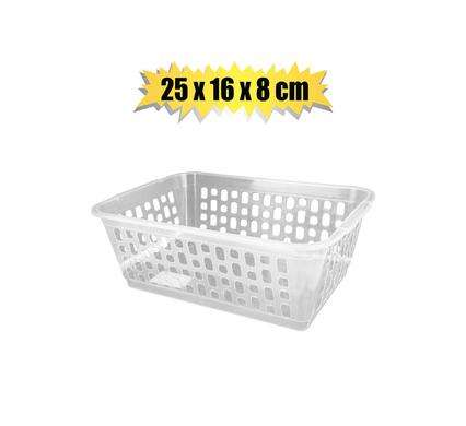 Basket Pl 2-Tone 3L 23X18X12Cm