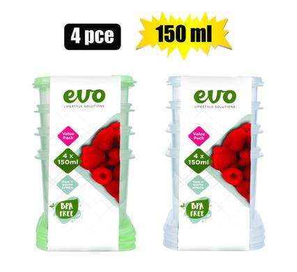 Container Mini 80Ml 4Pc 5,5X,5X2Cm Evo