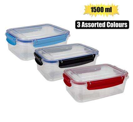 Container Clip Lock Goldex 2500Ml