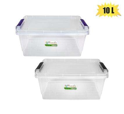 Storage Box Clear Go2 9.5L 33X25X19Cm