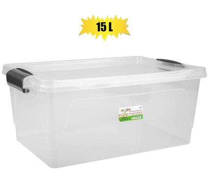 Storage Box Clear Alpha 20L 38X26X29Cm