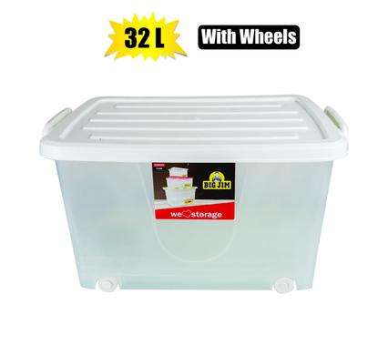 Storage Box Black 60L Tough Tote