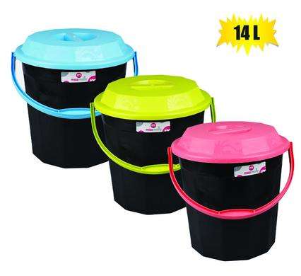 Bucket Pl 20L W/Handle & Lid