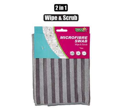 Cloth Microfibre 30X30Cm 2Pce Plain