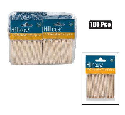 Toothpicks Wdn 100Pce Party