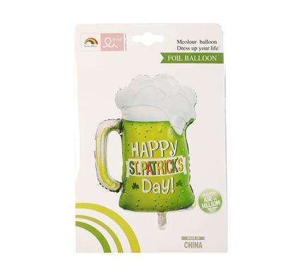 BALLOONS HELIUM FOIL ST PADDYS 82cm F-03