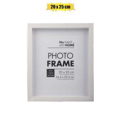 Picture-Frame Pl Shadow Box 20X25Cm Whte