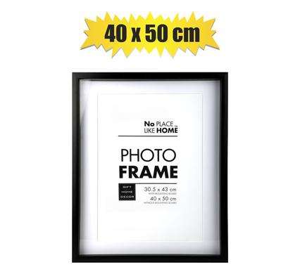 Picture-Frame Pl Shadow Box 40X50Cm Blk