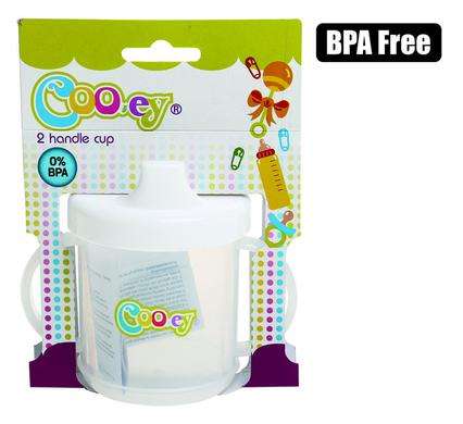 Cooey Feeding Cup Pl Non-Spill Soft-Grip