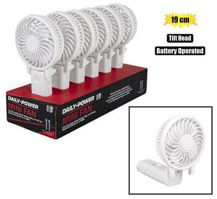 Fan Mini 19Cm With Tilt Head