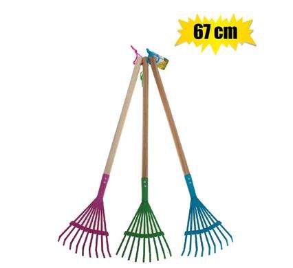 Garden Kids Leaf Rake 67Cm    Asstd