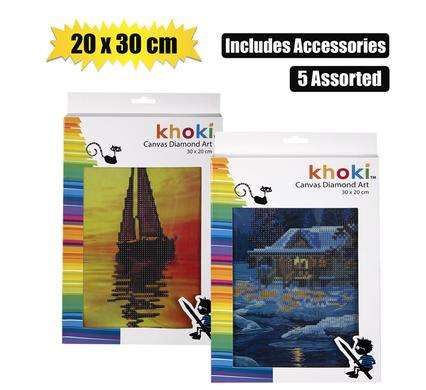 ART+CRAFT DIAMOND ART CANVAS 20x30cm