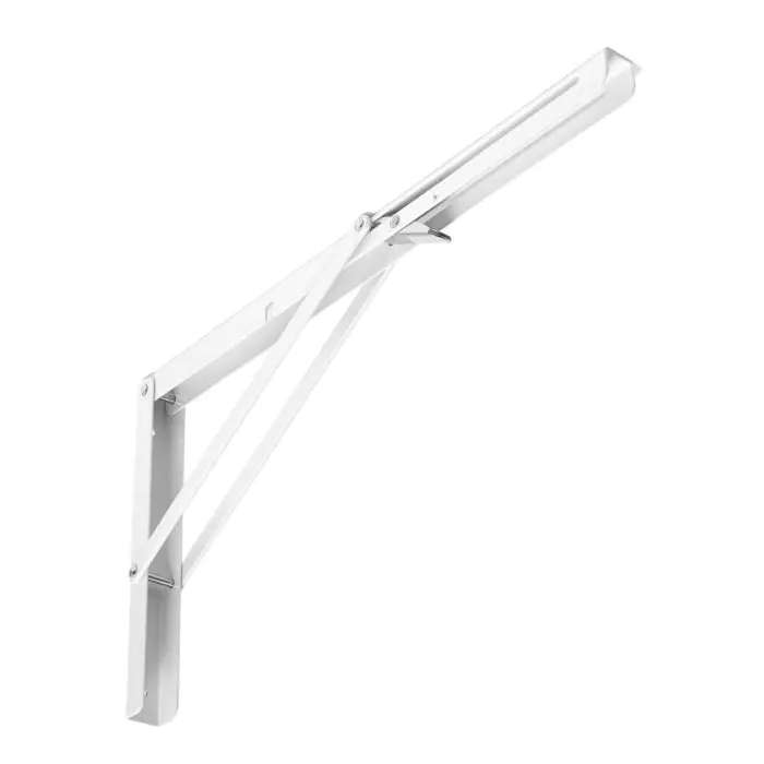 Folding Bracket, White, 400mm x 215mm, 1 Piece