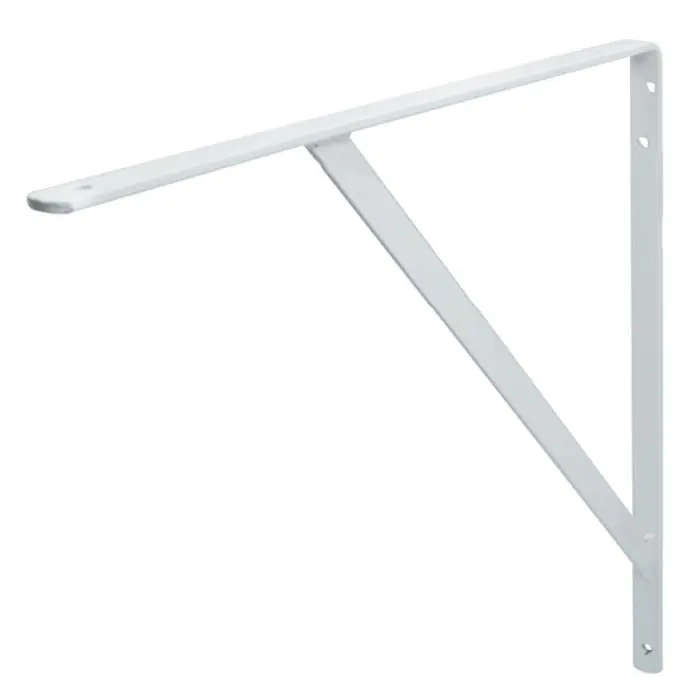 Shelf Bracket, Heavy Duty, White, 350mm x 300mm