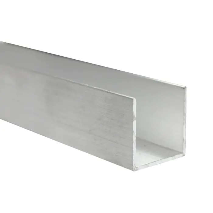 U-Channel, Aluminium, Anodised, 16mm x 2.5m