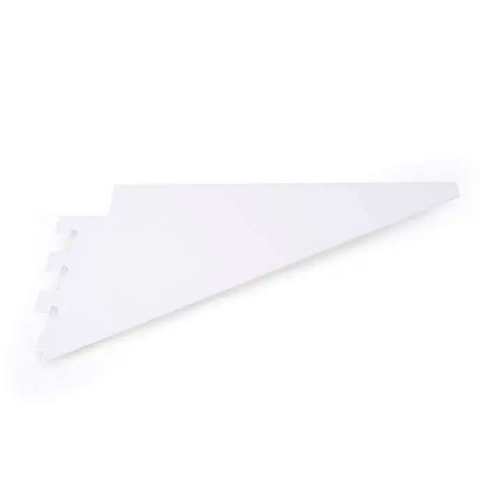 Wallband Bracket, White, 275mm, 2 Pieces