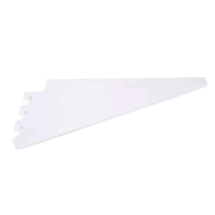 Wallband Bracket, White, 330mm, 2 Pieces