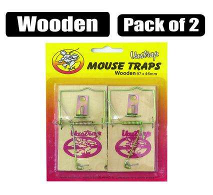 Vastrap Trap Mouse Wooden Pack-Of-2