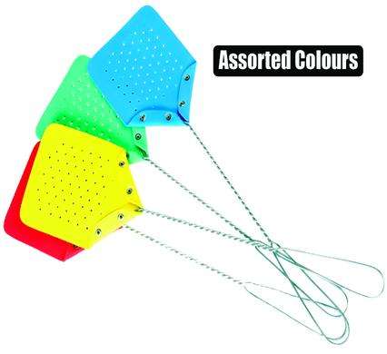 Fly-Swatter Rubber         Asstd-Colours