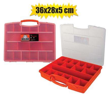 Utility/Tool-Box Pl Orange     36X28X5Cm