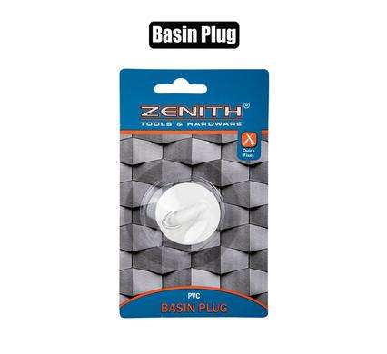Basin-Plug White                  Zenith