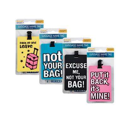 Travel Luggage Tag Asstd Designs