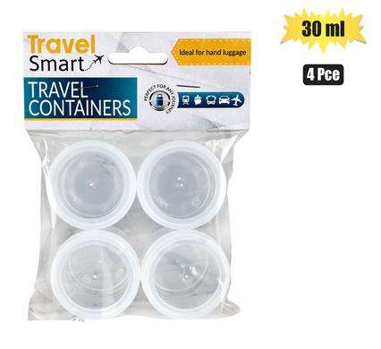 Travel Bottles 4-Pack Tubs 30Ml