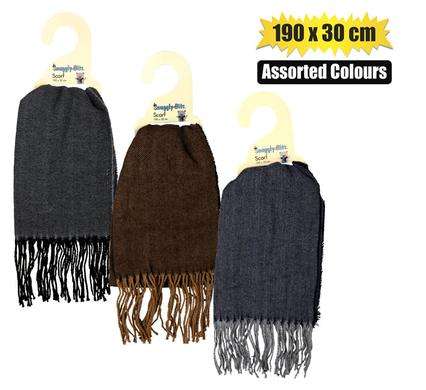 Scarf Adult 190X30Cm Asstd Designs