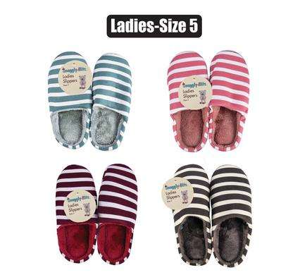 SLIPPER SLIP-IN STRIPE SIZE 5