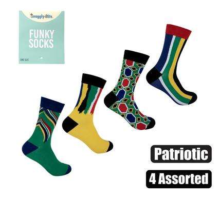 Socks Unisex Patriotic Asstd