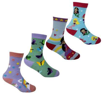 Socks Kids Girls Size 4-7 (15Cm)