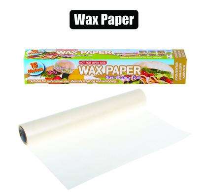 Disposable Roll Wax Paper 30Cmx15M