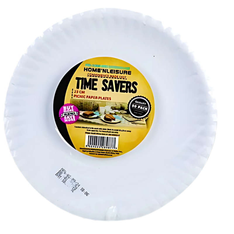 Picnic Plates Paper 23Cm 20Pce