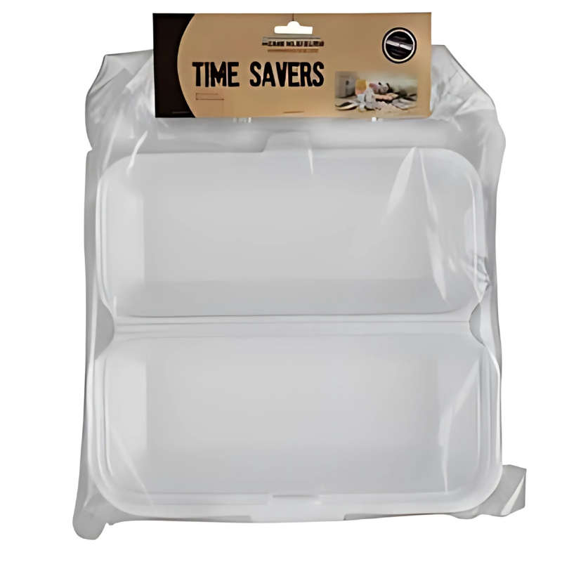 Picnic Styrofoam Hotdog Boxes 8-Pack