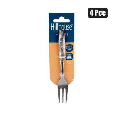 Cutlery Cake Forks 4Pce Rose