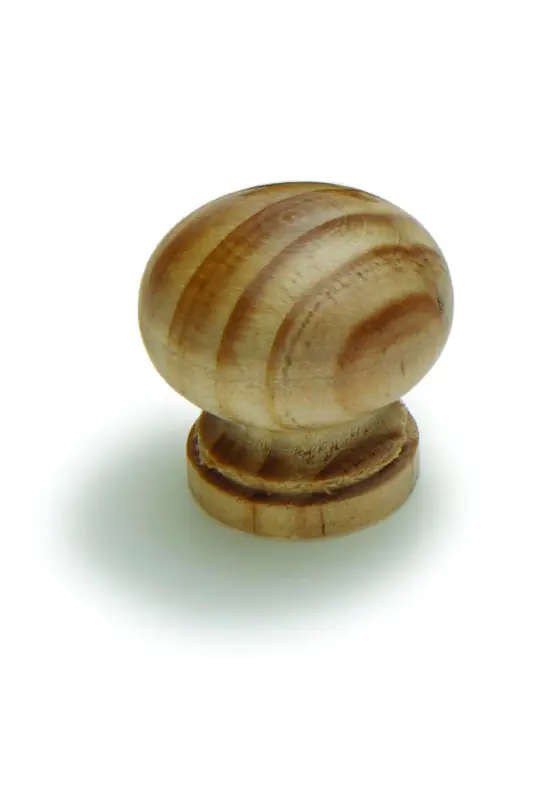 Knob, Raw Pine, 22mm
