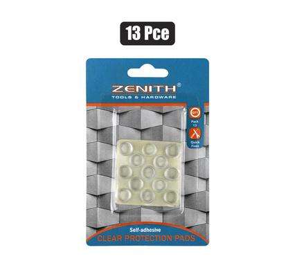 Protection-Pads Clr Adh Rnd 13Pce Zenith