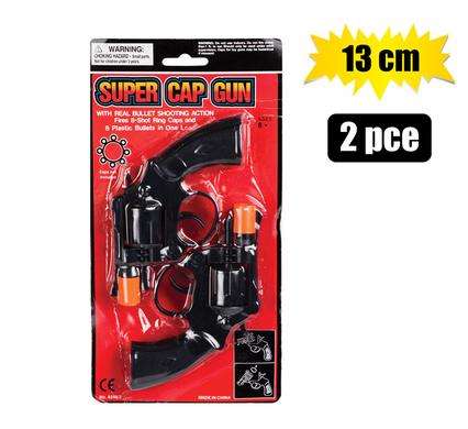 Gun Hand Cap 8 2Pc Set 13Cm