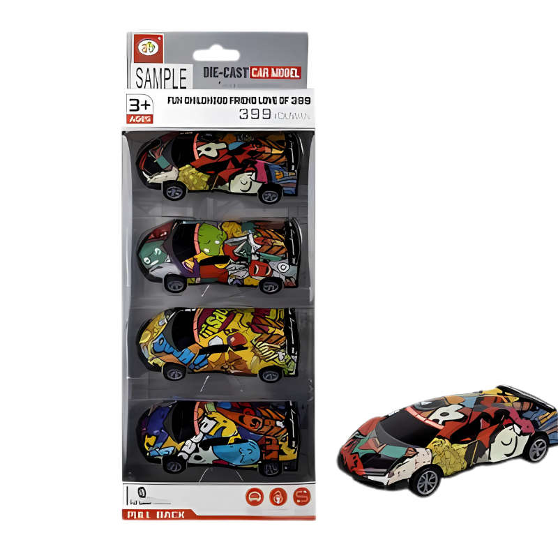 Alloy Racing Pack Of 4 Asstd