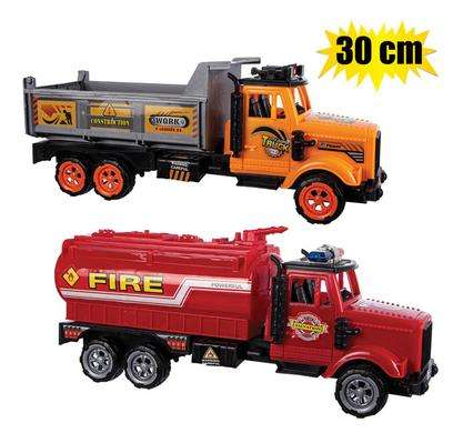 Vehicle Work Truck Asstd Friction 30Cm