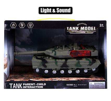 Battery Operated Tank W/Sound & Light 19