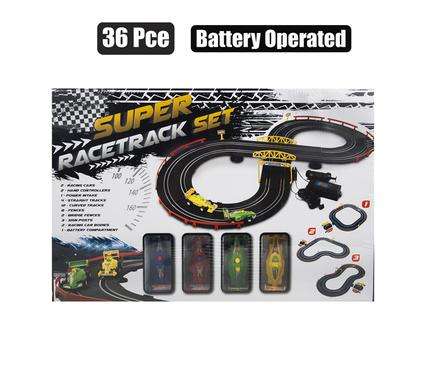 Battery Operated Track-Set Power 36Pc