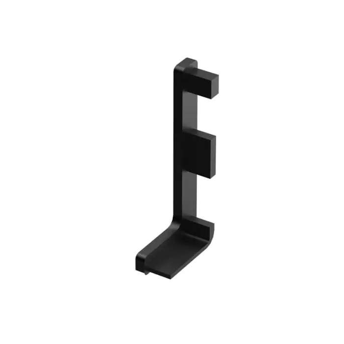 Gola System, L Profile Cover, Black, 2 Pieces