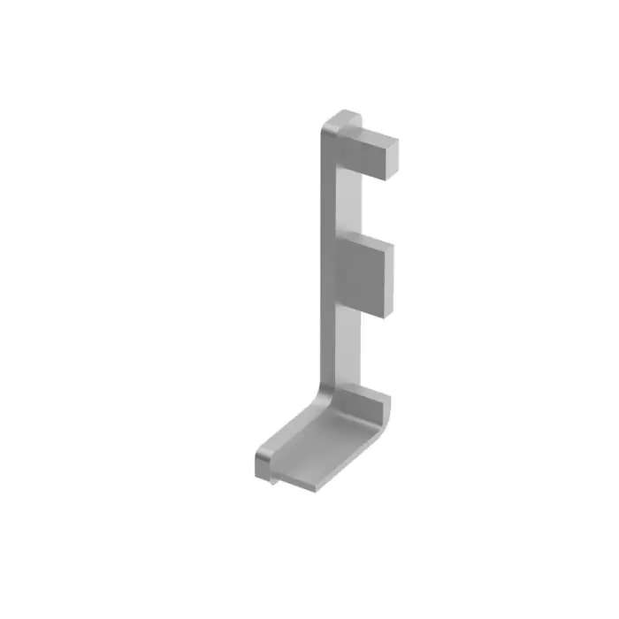 Gola System, L Profile Cover, Silver, 2 Pieces