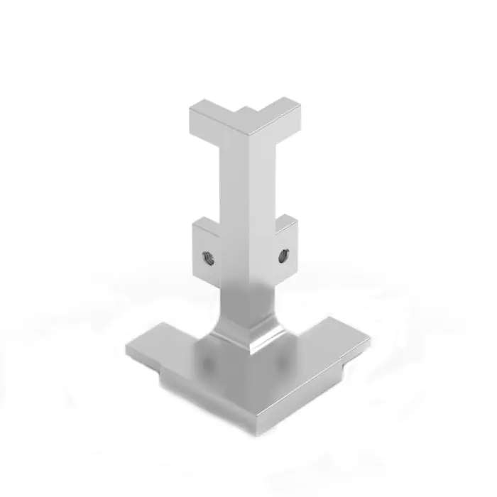 Gola System, Outside Corner Joint, Silver, 90 Degree