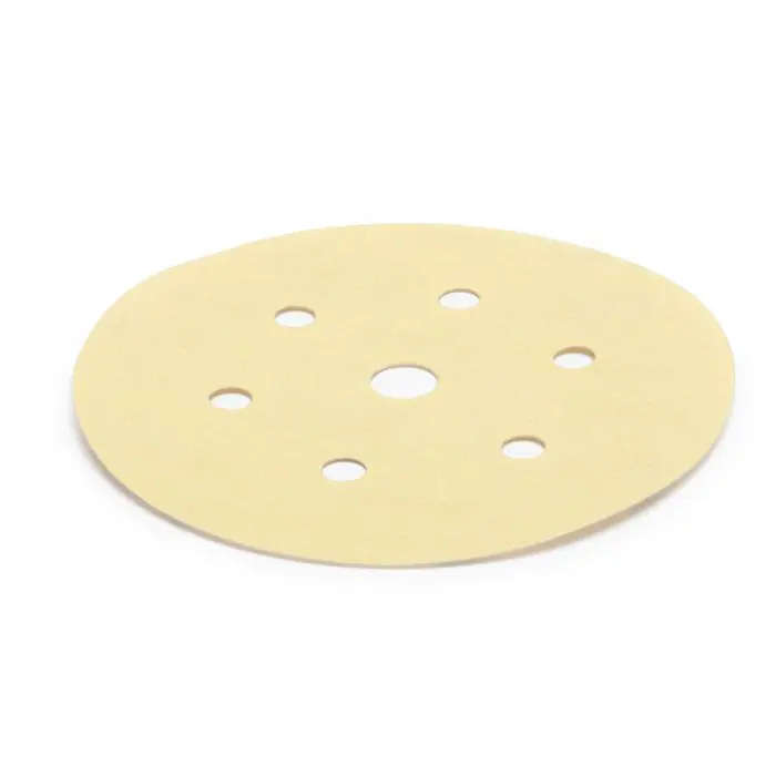Gold Sanding Disc, Grip, 6+1 Holes, 150mm, P320