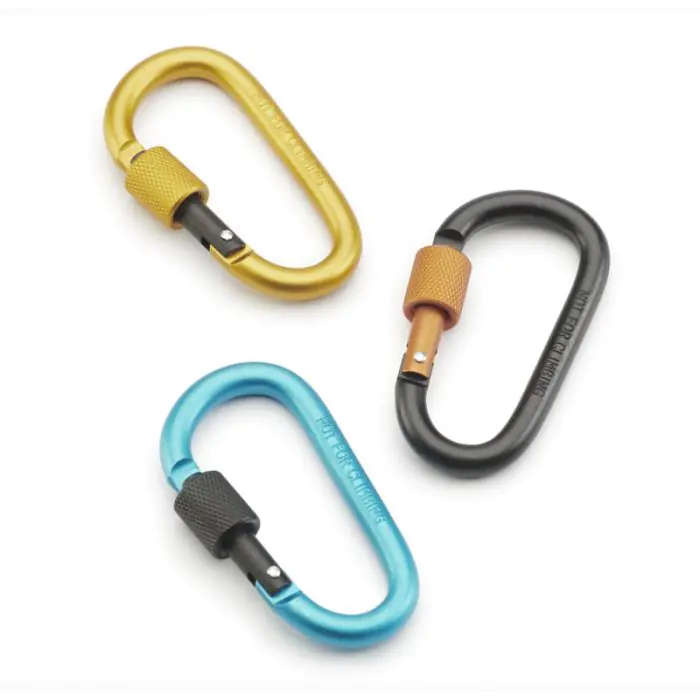 Aluminium Carabiner Hook, 3 Pieces