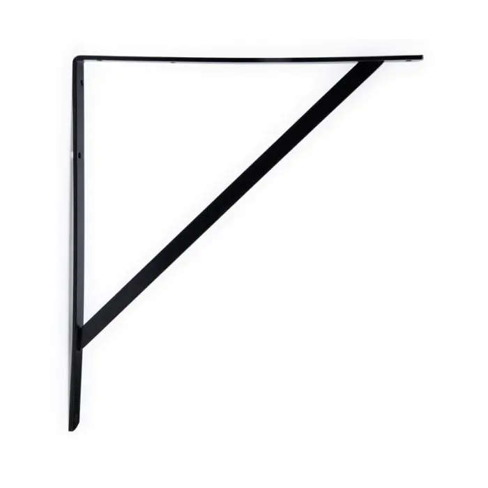 Shelf Bracket, Heavy Duty, Black, 450mm x 400mm