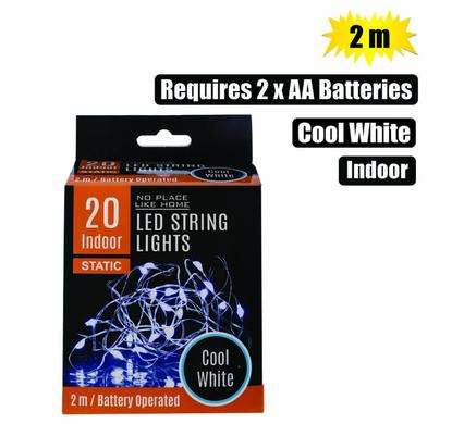 Light Fairy Led-20X Cool Wht 2M B/O